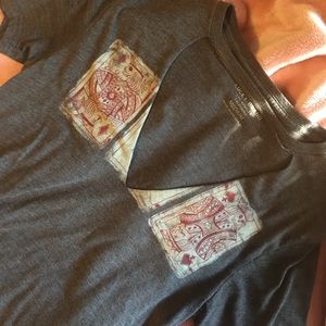 Lucky Brand V-Neck Cut Tee